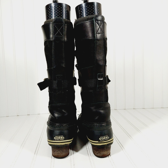 Sorel Conquest Carly Waterproof Leather Snow Boots - Picture 7 of 12